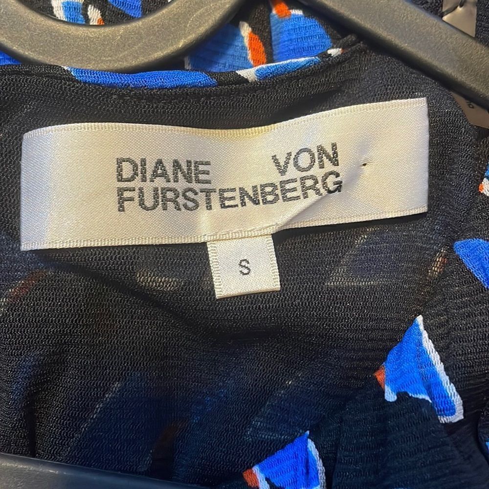 Diane Von Furstenberg Andra Mesh Woven Jumpsuit - Picture 7 of 9